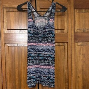 Multicolor Patterned Tank Top